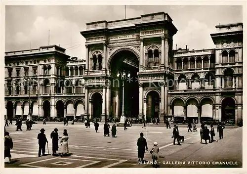 AK / Ansichtskarte Milano Galleria Vittorio Emanuele Milano