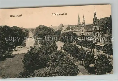 AK / Ansichtskarte Duesseldorf Stadtgraben Koenigsallee Duesseldorf