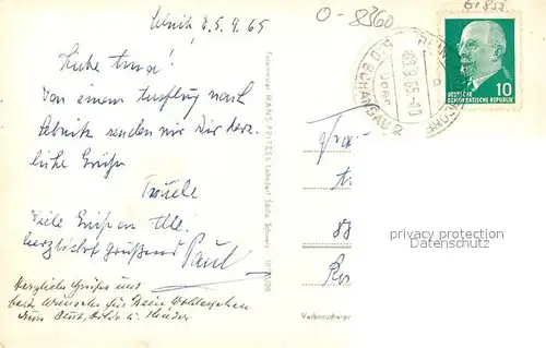 AK / Ansichtskarte Sebnitz  Sebnitz