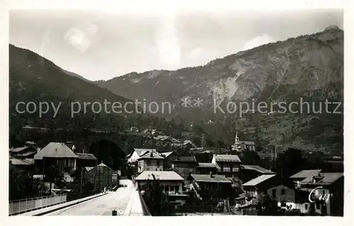 AK / Ansichtskarte Saint Michel de Maurienne Pont Neuf Telegraphe Saint Michel de Maurienne