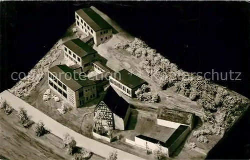 AK / Ansichtskarte Karlsheim Kirchaehr Modell des Erweiterungsbaues  Karlsheim