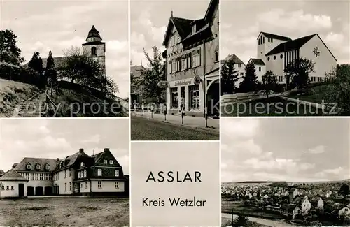 AK / Ansichtskarte Asslar Leihbuecherei Kirche Asslar
