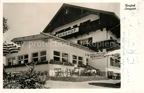 AK / Ansichtskarte Lenggries Cafe Berghof Lenggries