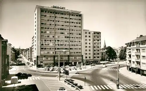 AK / Ansichtskarte Giessen_Lahn Dach Cafe Ludwigsplatz Giessen_Lahn