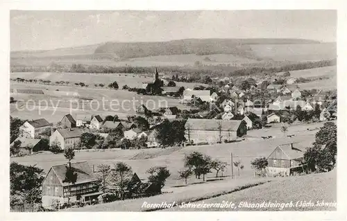 AK / Ansichtskarte Schweizermuehle_Saechsische_Schweiz Rosenthal  Schweizermuehle_Saechsische