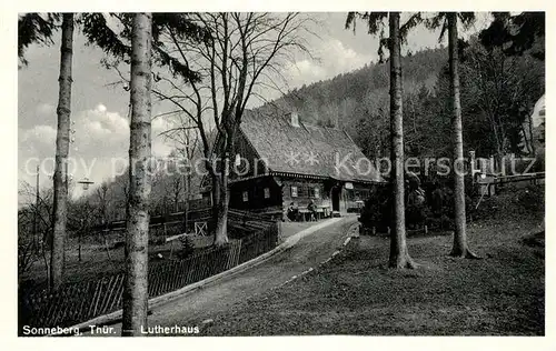 AK / Ansichtskarte Sonneberg_Thueringen Lutherhaus Sonneberg Thueringen