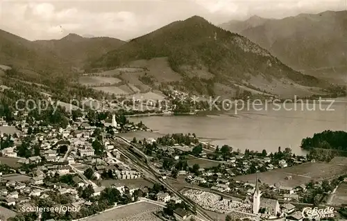 AK / Ansichtskarte Schliersee Fliegeraufnahme Schliersee