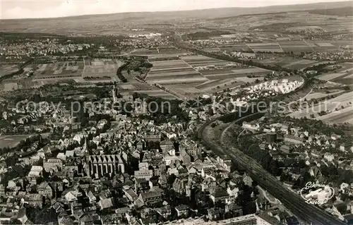 AK / Ansichtskarte Friedberg_Hessen Fliegeraufnahme Friedberg Hessen