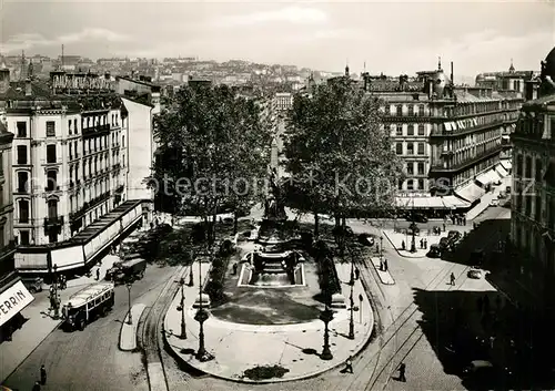 AK / Ansichtskarte Lyon_France Place de la Republique statue Carnot Lyon France
