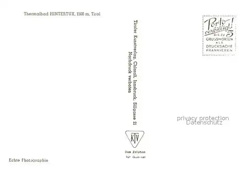 AK / Ansichtskarte Hintertux_Zillertal  Hintertux_Zillertal