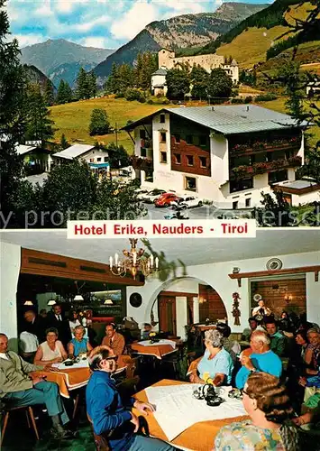 AK / Ansichtskarte Nauders_Tirol Hotel Erika Gaststube Nauders Tirol