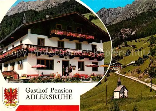 AK / Ansichtskarte Aschbach_oetztal Gasthof Pension Adlersruhe Aschbach oetztal