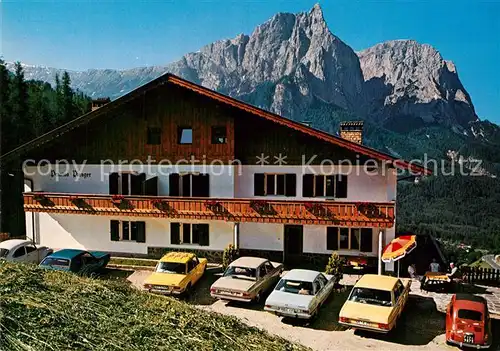 AK / Ansichtskarte Kastelruth_Suedtirol Pension Plunger  Kastelruth_Suedtirol
