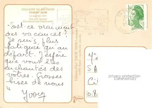 AK / Ansichtskarte Damgan Le quartier latin Vue aerienne Damgan