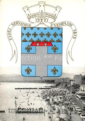 AK / Ansichtskarte Juan les Pins La plage de Juan les Pins Juan les Pins