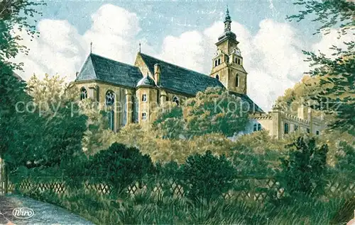 AK / Ansichtskarte Verlag_Wiedemann_WIRO_Nr. 3475 Rudolstadt Stadtkirche  Verlag_Wiedemann_WIRO_Nr.