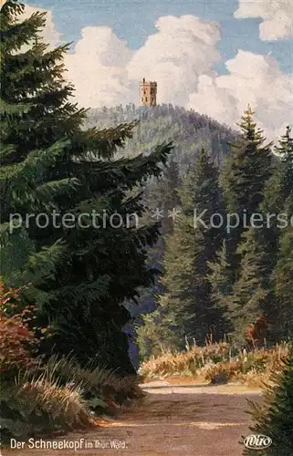 AK / Ansichtskarte Verlag_WIRO_Wiedemann_Nr. 3139 Schneekopf Schmuecke  Verlag_WIRO_Wiedemann_Nr.