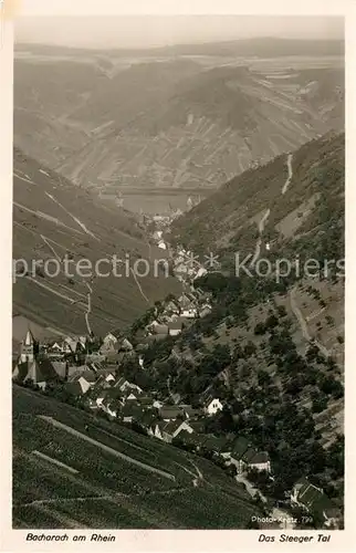 AK / Ansichtskarte Foto_Kratz_Nr. 799 Bacharach am Rhein Steeger Tal  Foto_Kratz_Nr.