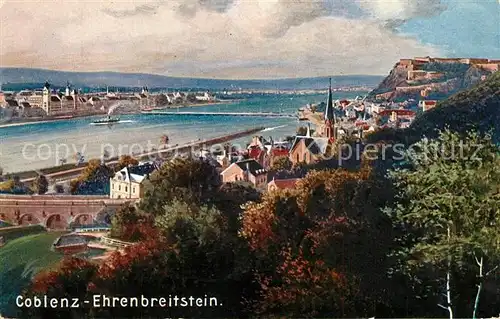 AK / Ansichtskarte Verlag_Wiedemann_WIRO_Nr. 2125 A Koblenz Ehrenbreitstein  Verlag_Wiedemann_WIRO_Nr.