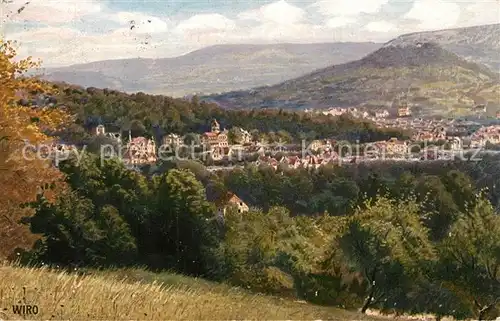 AK / Ansichtskarte Verlag_Wiedemann_WIRO_Nr. 2480 A Bad Blankenburg Schwarzatal Gesamtansicht Greifenstein Verlag_Wiedemann_WIRO_Nr.