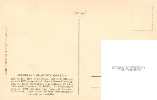 AK / Ansichtskarte Zeppelin_Graf  Zeppelin Graf