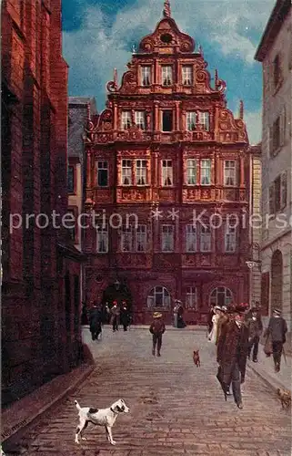 AK / Ansichtskarte Hoffmann_Heinrich Heidelberg Hotel Restaurant zum Ritter  Hoffmann Heinrich