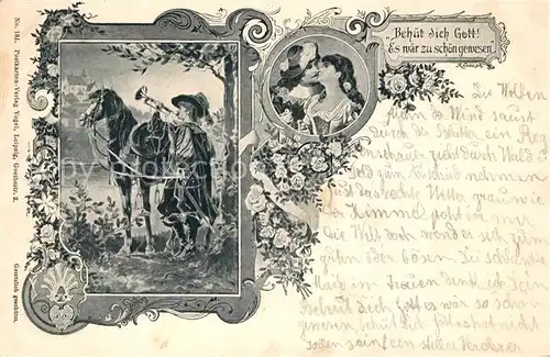 AK / Ansichtskarte Trompeter_Scheffel  Trompeter Scheffel