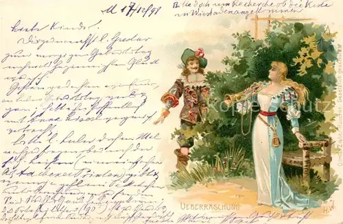 AK / Ansichtskarte Trompeter_Scheffel ueberraschung Litho Trompeter Scheffel