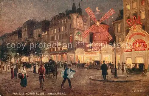 AK / Ansichtskarte Verlag_Tucks_Oilette_Nr. 100 Paris Moulin Rouge Montmatre N. Beraud Verlag_Tucks_Oilette_Nr.