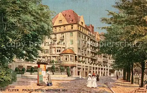 AK / Ansichtskarte Verlag_Tucks_Oilette_Nr. 735 Bad Elster Palast Hotel Wettiner Hof N. Beraud Verlag_Tucks_Oilette_Nr.