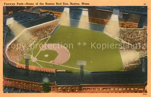 AK / Ansichtskarte Stadion Fenway Park Home Boston Red Sox  Stadion