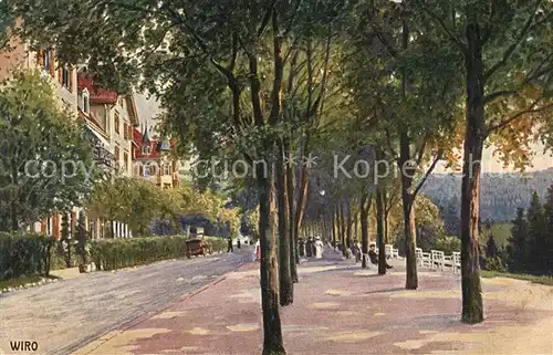 AK / Ansichtskarte Verlag_Wiedemann_WIRO_Nr. 2448 B Hotel Waldeck Kurpromenade Christophstal Verlag_Wiedemann_WIRO_Nr.