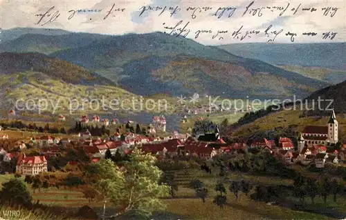 AK / Ansichtskarte Verlag_Wiedemann_WIRO_Nr. 2419 A Gernsbach Murgtal  Verlag_Wiedemann_WIRO_Nr.