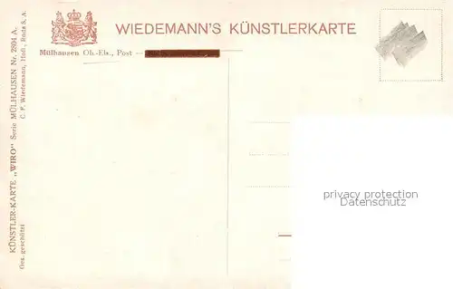AK / Ansichtskarte Verlag_Wiedemann_WIRO_Nr. 2804 A Muelhausen Post Verlag_Wiedemann_WIRO_Nr.