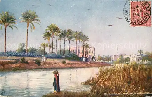 AK / Ansichtskarte Verlag_Tucks_Oilette_Nr. 7203 Mahmoudieh Canal near Alexandria Verlag_Tucks_Oilette_Nr.