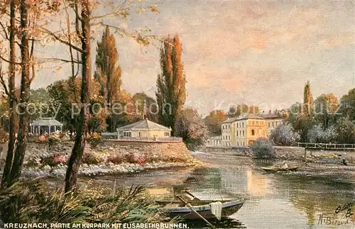 AK / Ansichtskarte Verlag_Tucks_Oilette_Nr. 2004 Kreznach Kurpark Elisabethbrunnen N. Beraud Verlag_Tucks_Oilette_Nr.
