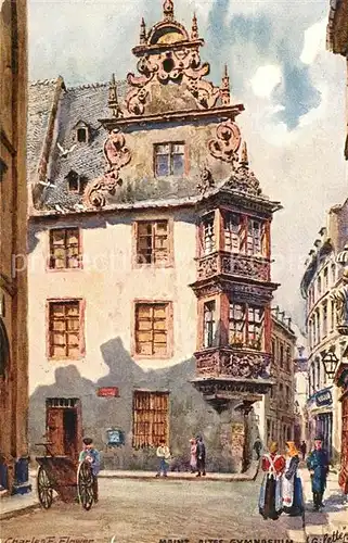 AK / Ansichtskarte Verlag_Tucks_Oilette_Nr. 187 B Mainz Altes Gymnasium Charles E. Flower  Verlag_Tucks_Oilette_Nr.