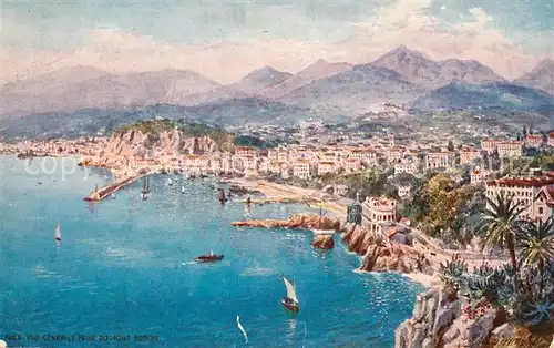 AK / Ansichtskarte Verlag_Tucks_Oilette_Nr. 100 Nice Vue Generale prise du Mont Boron Verlag_Tucks_Oilette_Nr.