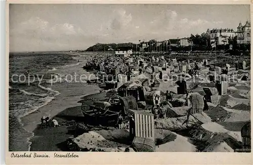 AK / Ansichtskarte Bansin_Ostseebad Strandleben Bansin_Ostseebad