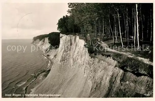 AK / Ansichtskarte Stubbenkammer_Ruegen Steilkueste Stubbenkammer Ruegen