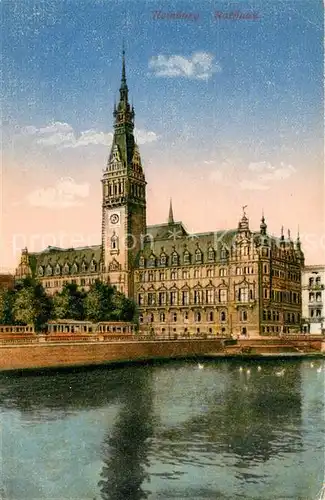 AK / Ansichtskarte Hamburg Rathaus Hamburg