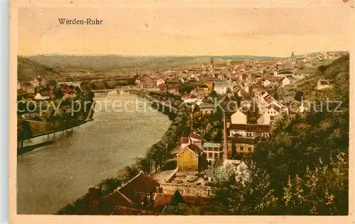 AK / Ansichtskarte Werden_Ruhr Panorama Werden Ruhr