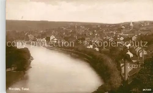 AK / Ansichtskarte Werden_Ruhr Panorama Werden Ruhr