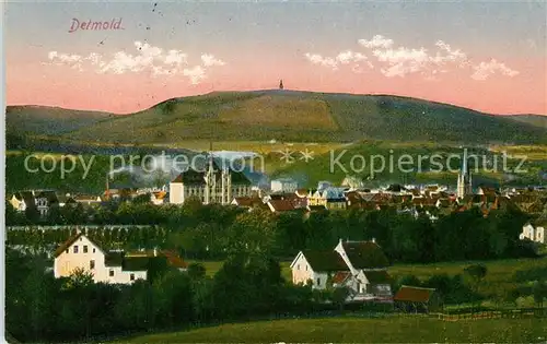 AK / Ansichtskarte Detmold Stadtpanorama Detmold