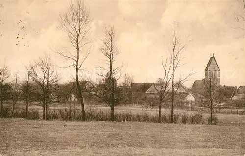 AK / Ansichtskarte Steinhagen_Westfalen Blick zur Kirche Steinhagen_Westfalen
