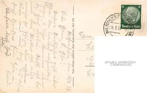 AK / Ansichtskarte Bad_Rothenfelde Badehaus Baumbluete Bad_Rothenfelde