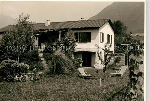 AK / Ansichtskarte Ascona_Lago_Maggiore Wohnhaus Ascona_Lago_Maggiore