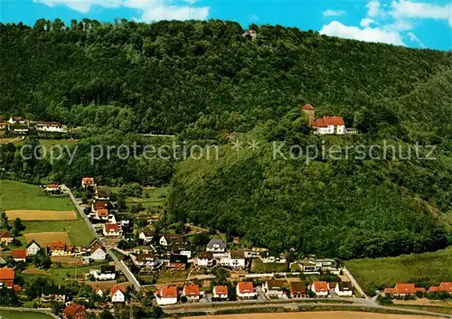 AK / Ansichtskarte Schaumburg_Rinteln Fliegeraufnahme mit Paschenburg Schaumburg Rinteln