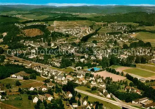 AK / Ansichtskarte Wiehl_Gummersbach Fliegeraufnahme Wiehl Gummersbach