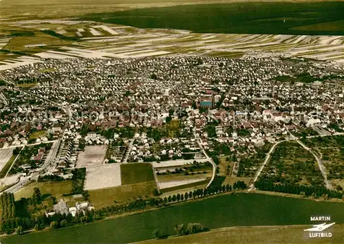 AK / Ansichtskarte Lampertheim_Bergstrasse Fliegeraufnahme Lampertheim_Bergstrasse